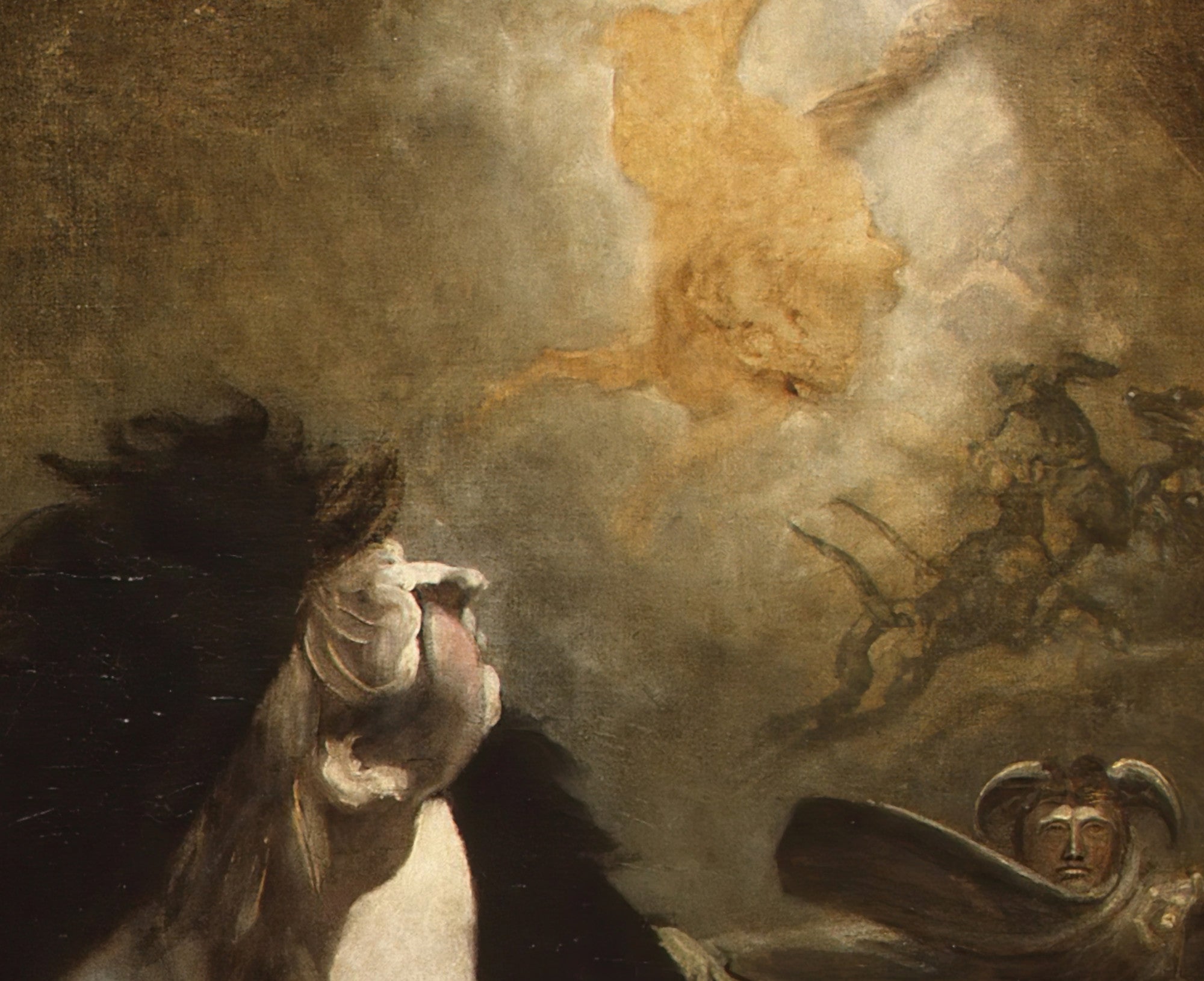 The Night-Hag Visiting Lapland Witches, Henry Fuseli Fine Art Print