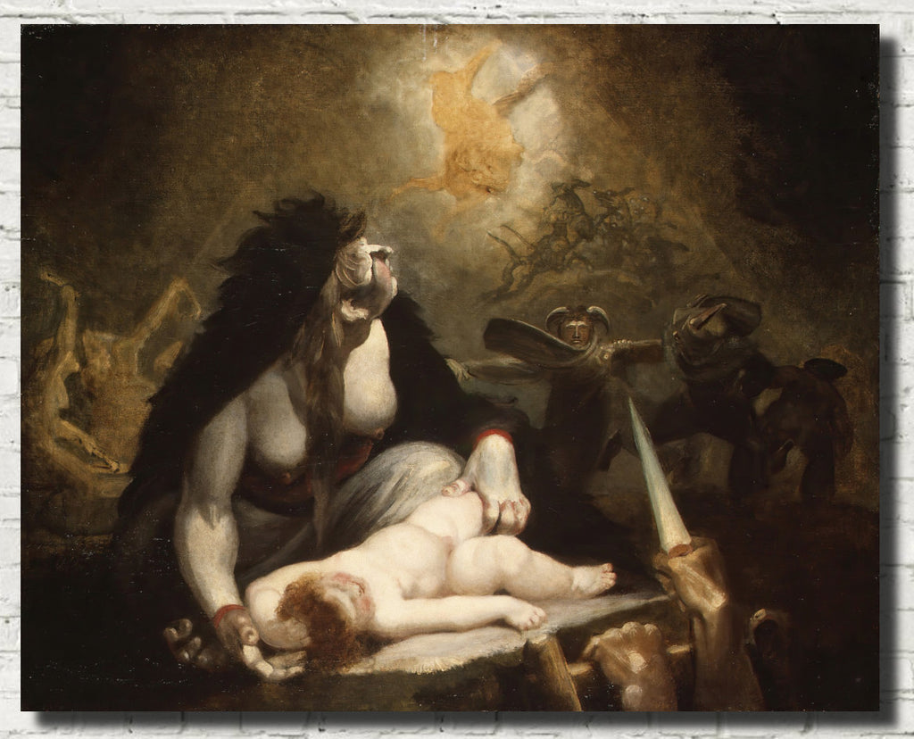The Night-Hag Visiting Lapland Witches, Henry Fuseli Fine Art Print