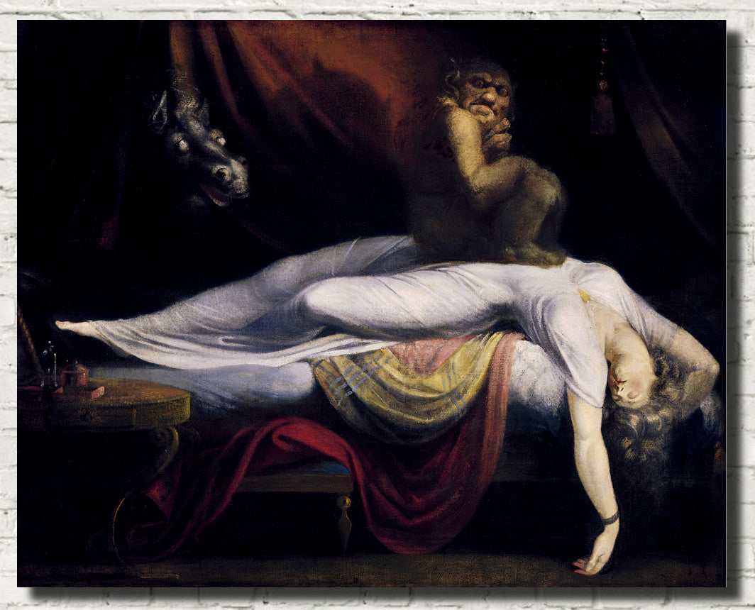 Henry Fuseli Fine Art Print, The Nightmare
