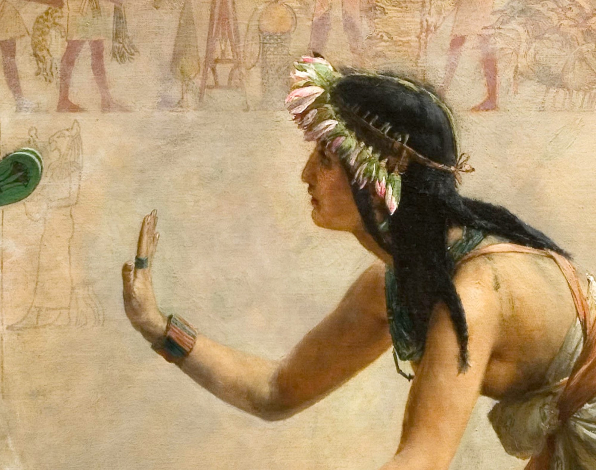 John Weguelin Fine Art Print, The Obsequies of an Egyptian Cat