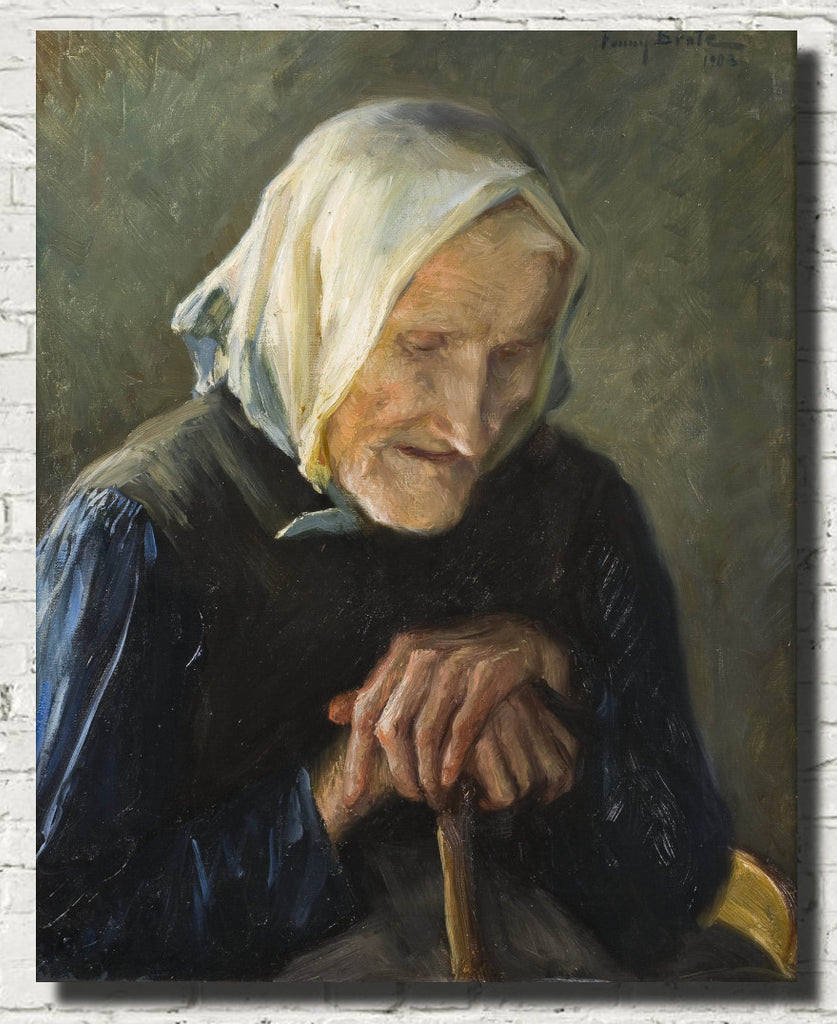 Fanny Brate Fine Art Print, The Old Blind Woman