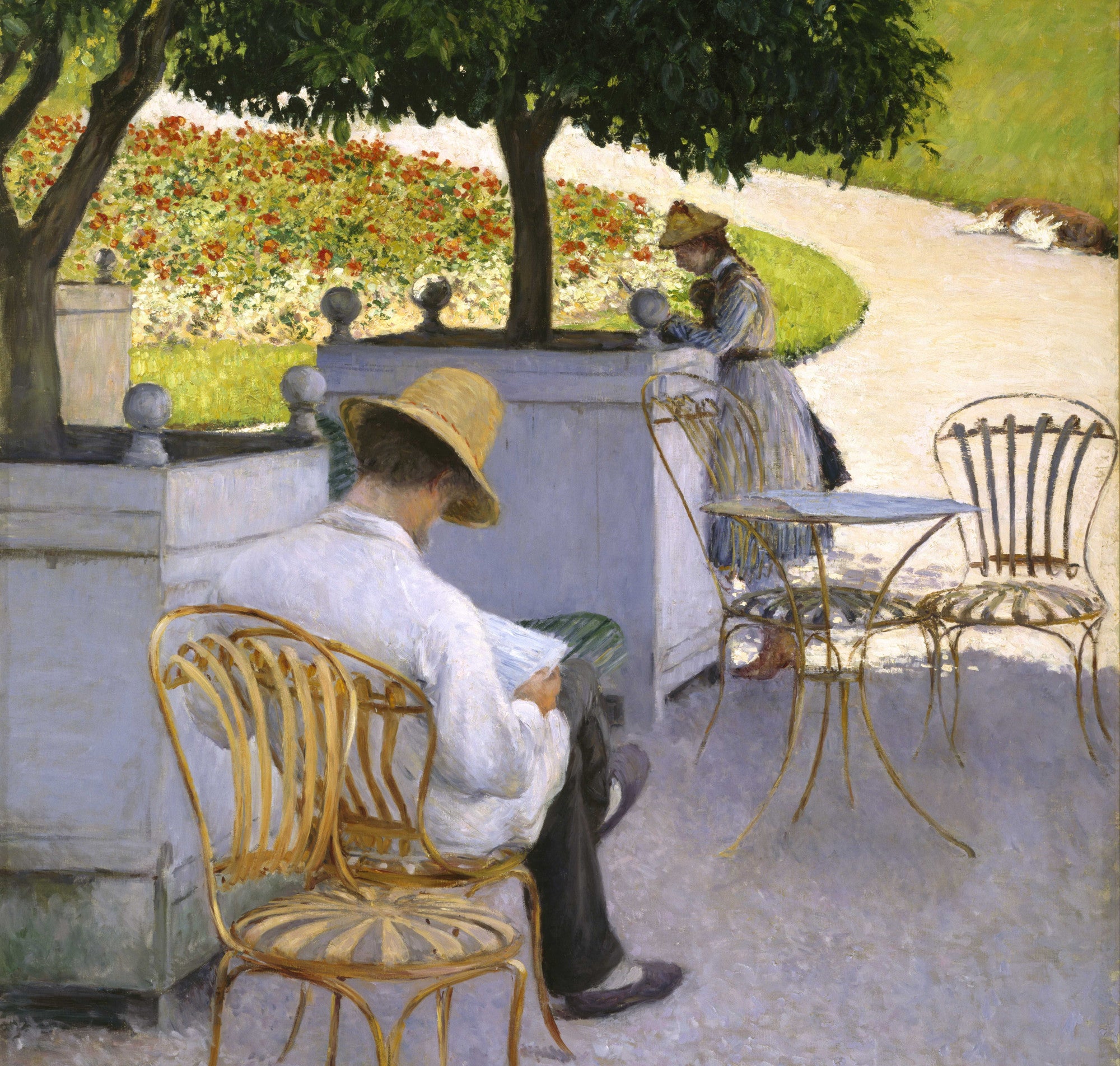 Gustave Caillebotte Fine Art Print : The Orange Trees
