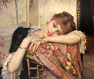 Albert Edefelt Fine Art print, The Parisienne (Virginie)