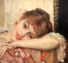Albert Edefelt Fine Art print, The Parisienne (Virginie)