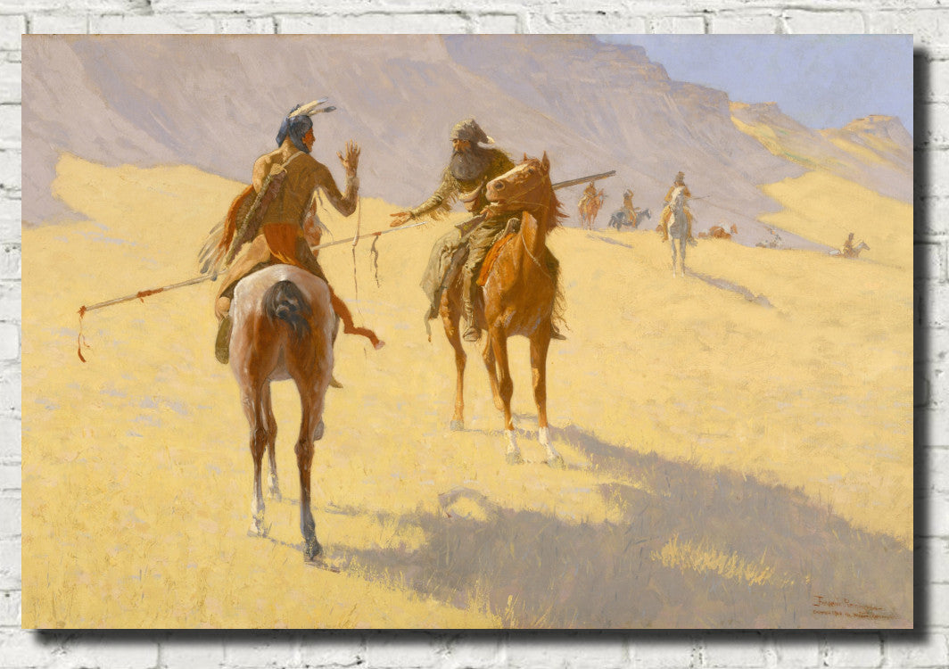 Frederic Remington, Fine Art Print : The Parley