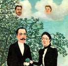Henri Rousseau, Post- Impressionist Fine Art Print, The Past and the Present, or Philosophical Thought