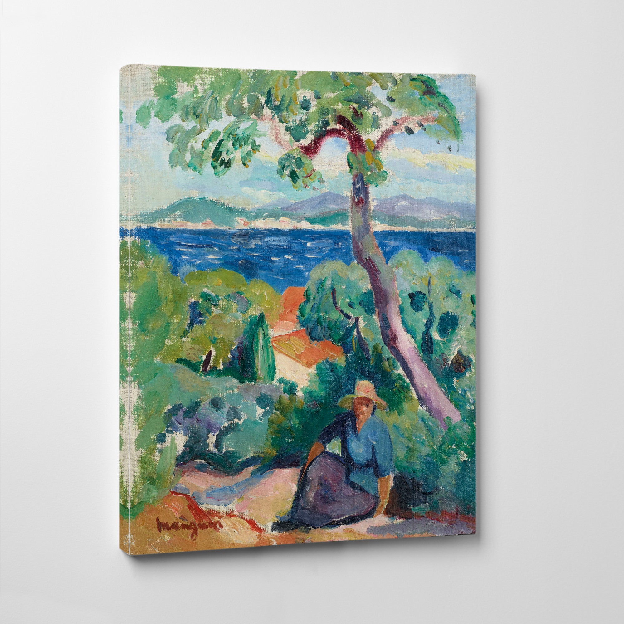 Henri Manguin, The Path behind the Oustalet, Saint-Tropez