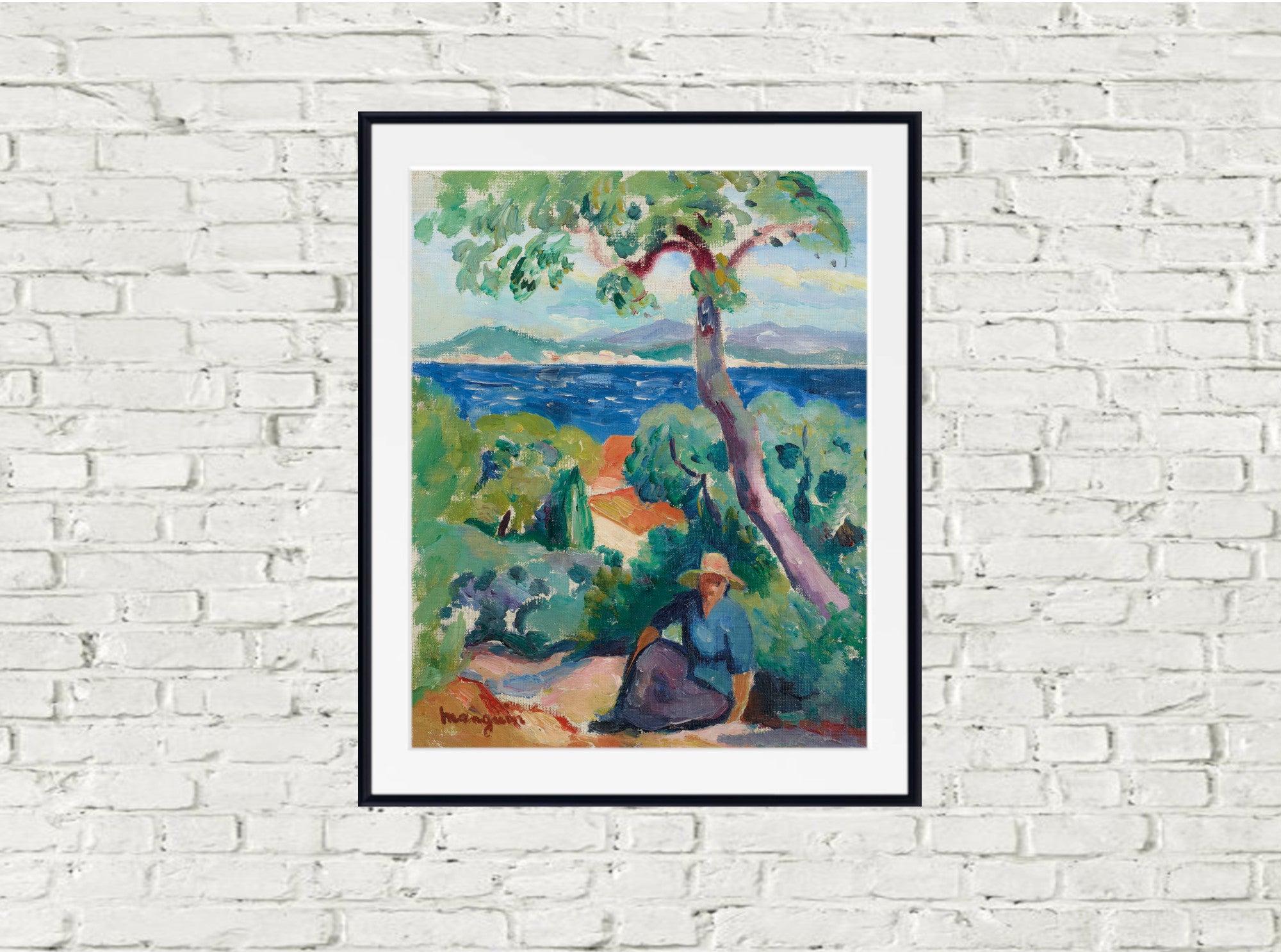 Henri Manguin, The Path behind the Oustalet, Saint-Tropez