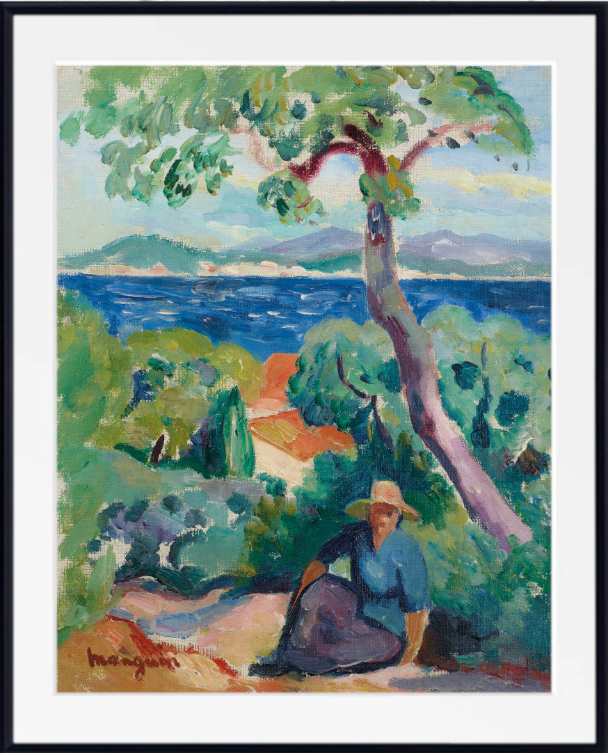 Henri Manguin, The Path behind the Oustalet, Saint-Tropez