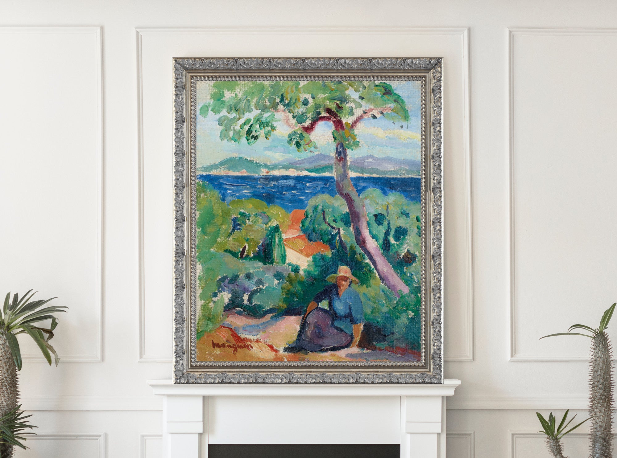 Henri Manguin, The Path behind the Oustalet, Saint-Tropez