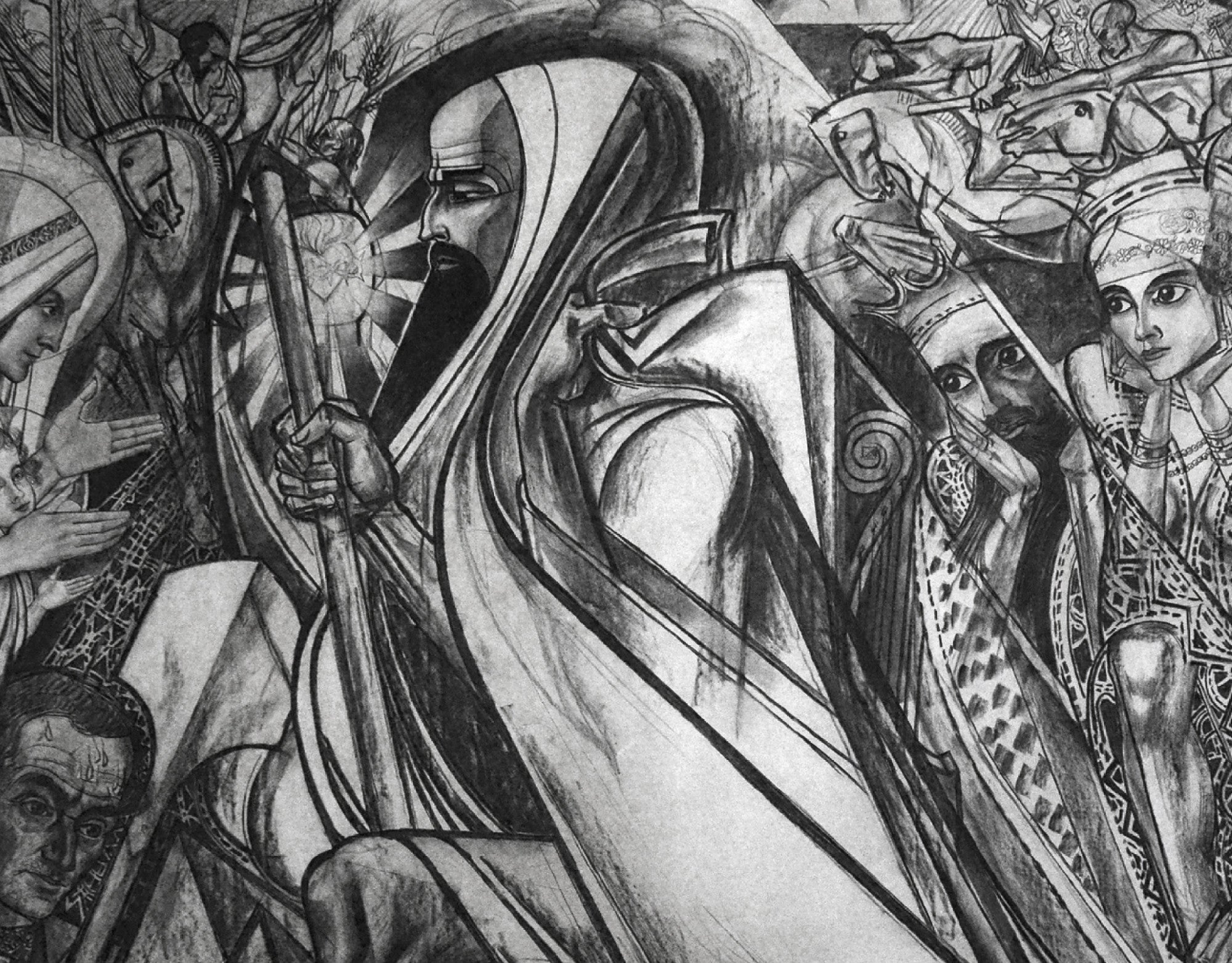 Jan Toorop Fine Art Print, The Pilgrim