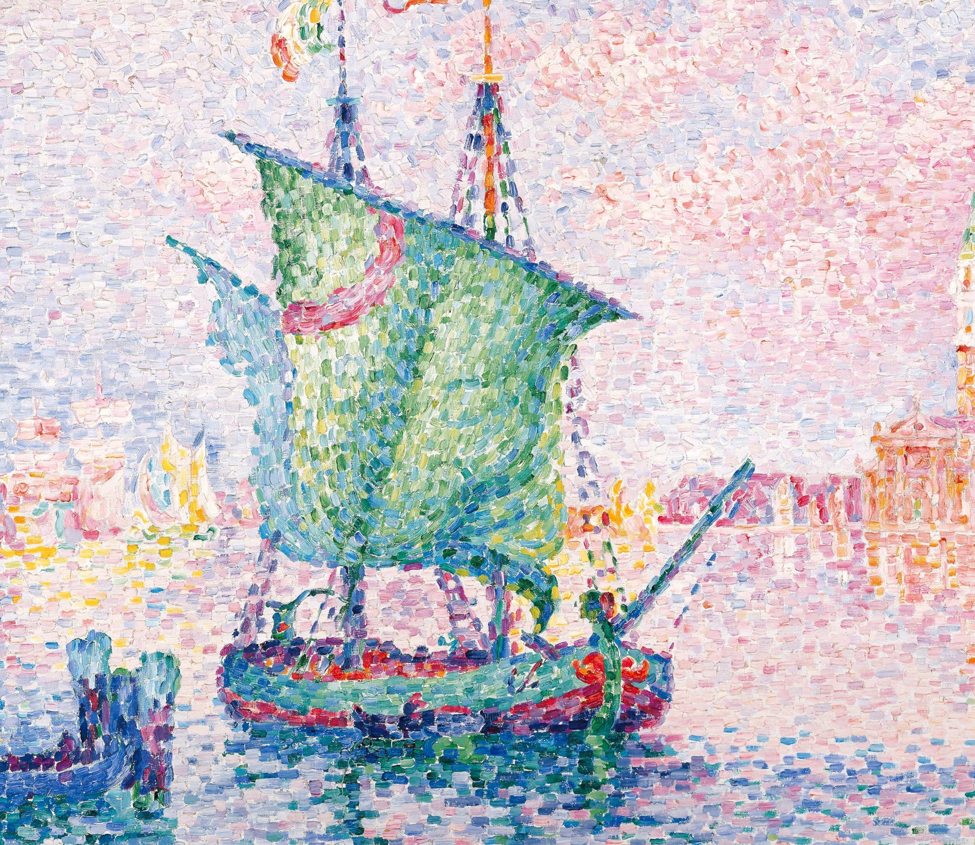 Paul Signac Fine Art Print, The Pink Cloud