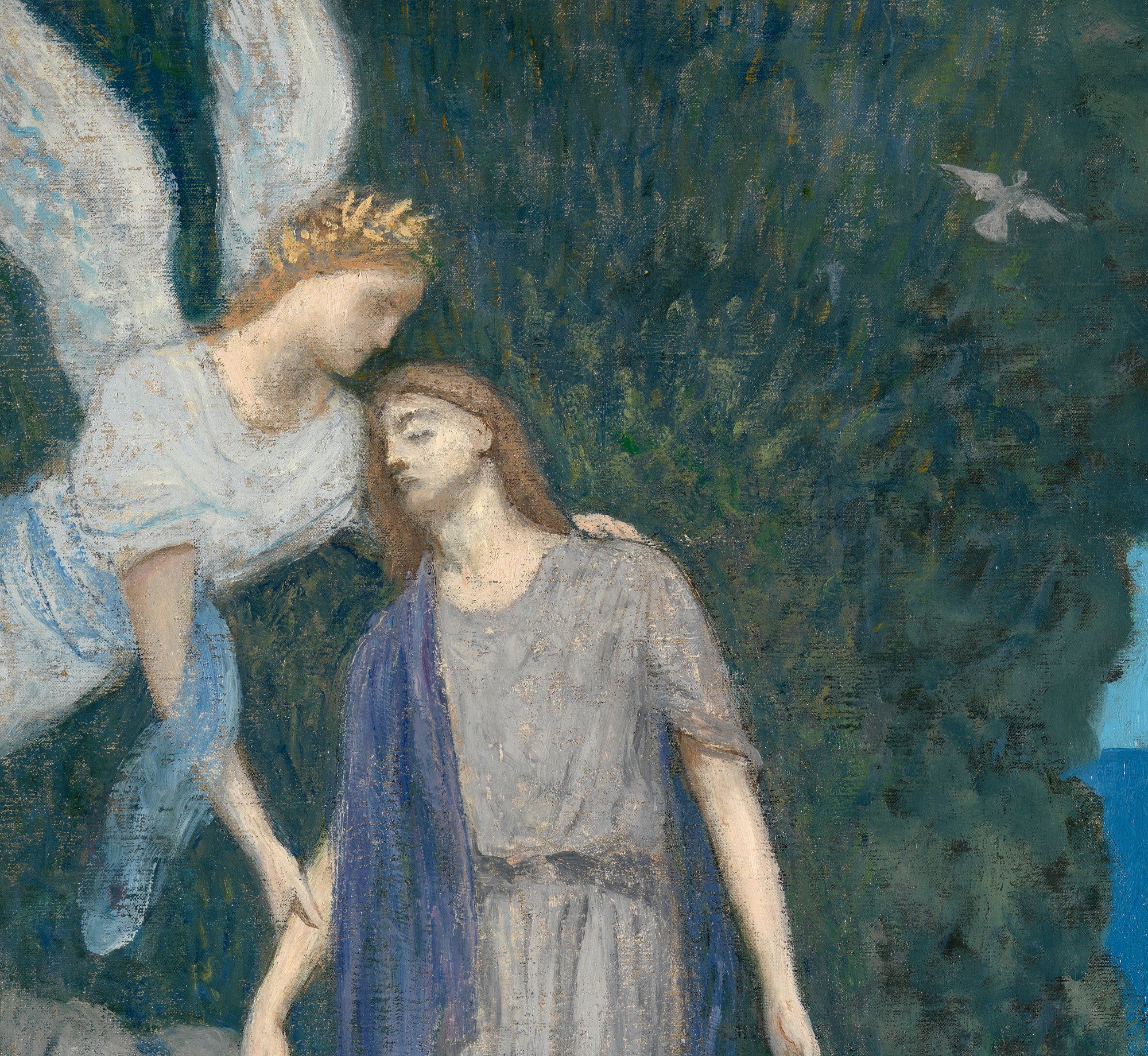 Pierre Puvis de Chavannes Fine Art print, The Poet