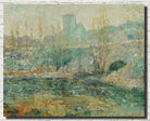 The Pond and Gapstow Bridge, New York City, Ernest Lawson Fine Art Print