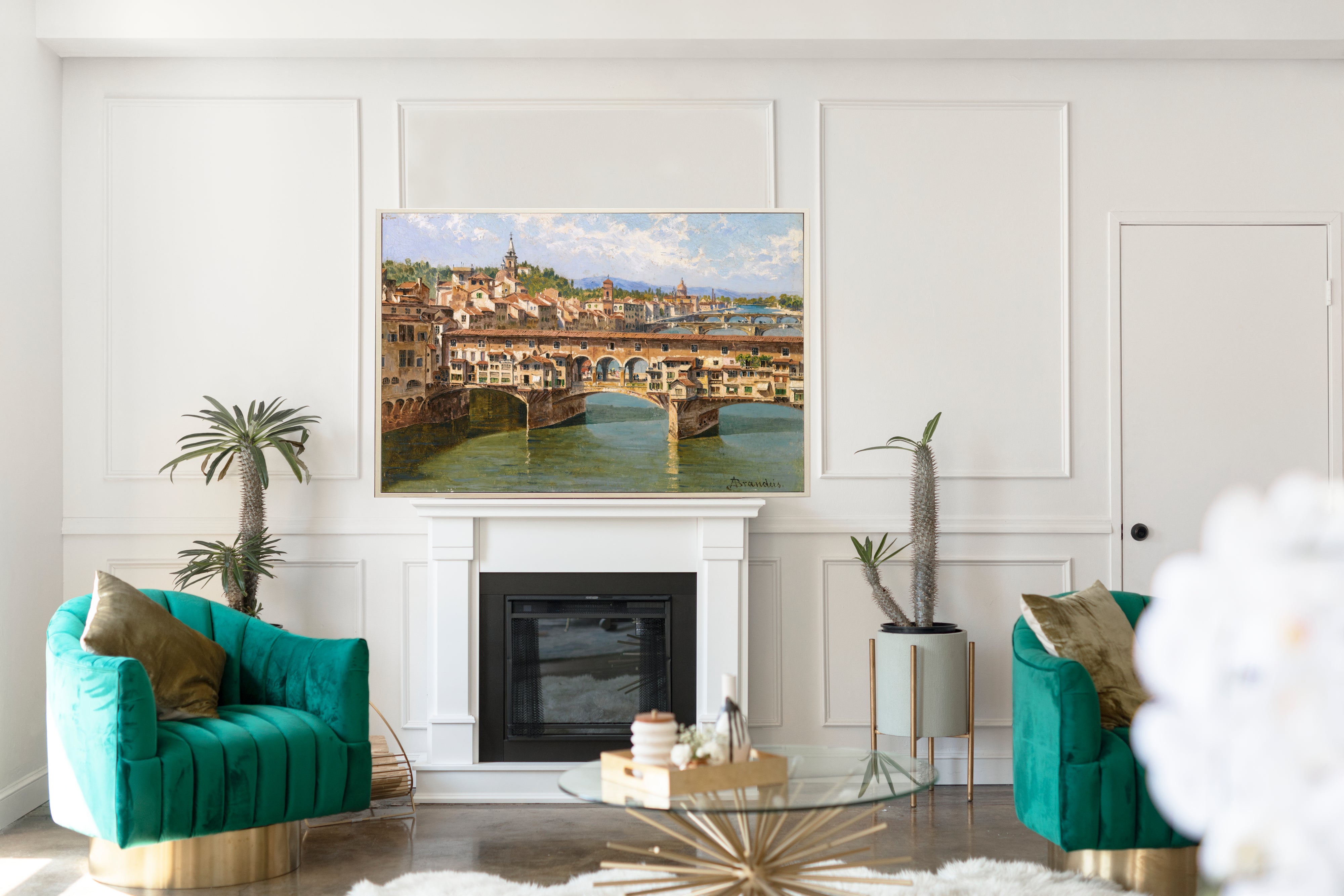 The Ponte Vecchio, Florence, Antonietta Brandeis Fine Art Print