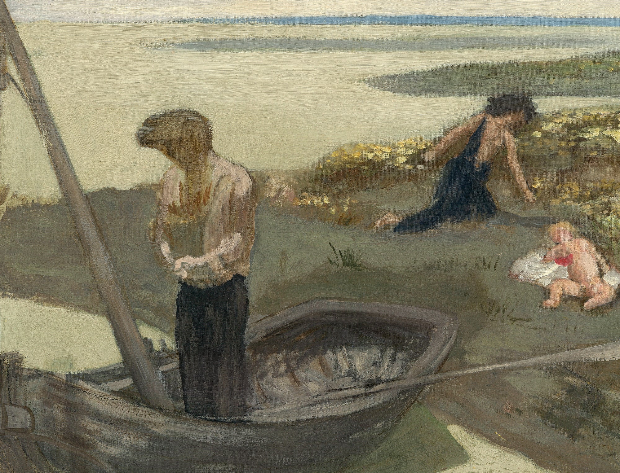Pierre Puvis de Chavannes Fine Art print, The Poor Fisherman