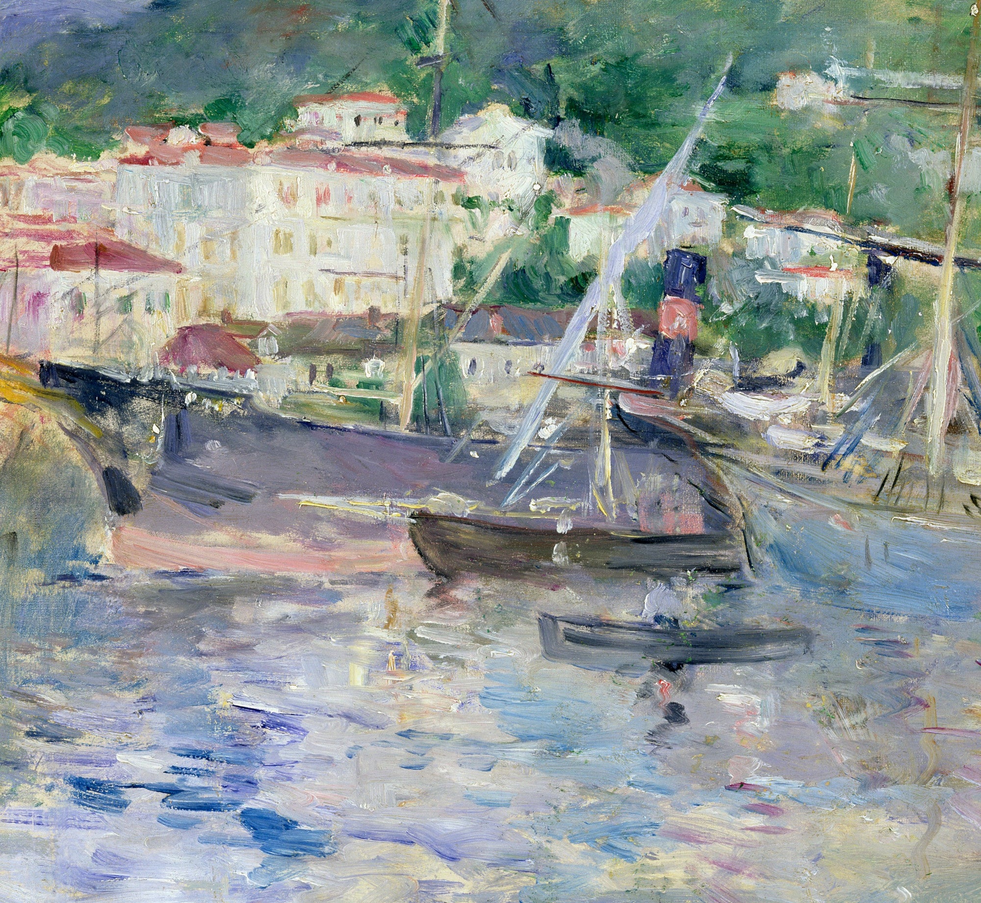 Berthe Morisot, French Fine Art Print : The Port of Nice