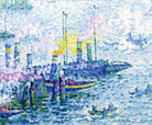 Paul Signac Fine Art Print, The Port of Rotterdam
