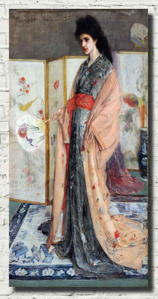 James Whistler Fine Art Print, The Princess from the Land of Porcelain