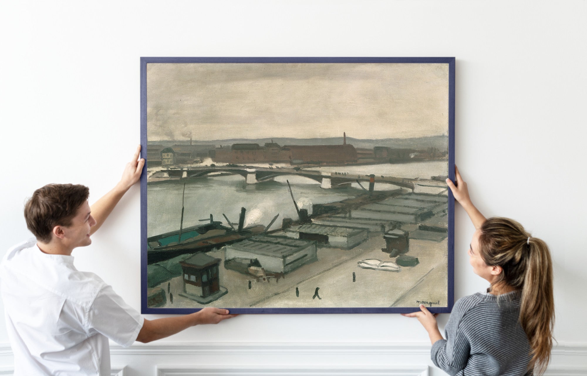 The Quays at Rouen, Albert Marquet, French Industrial Landscape