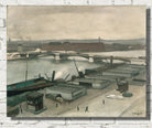 The Quays at Rouen, Albert Marquet, French Industrial Landscape
