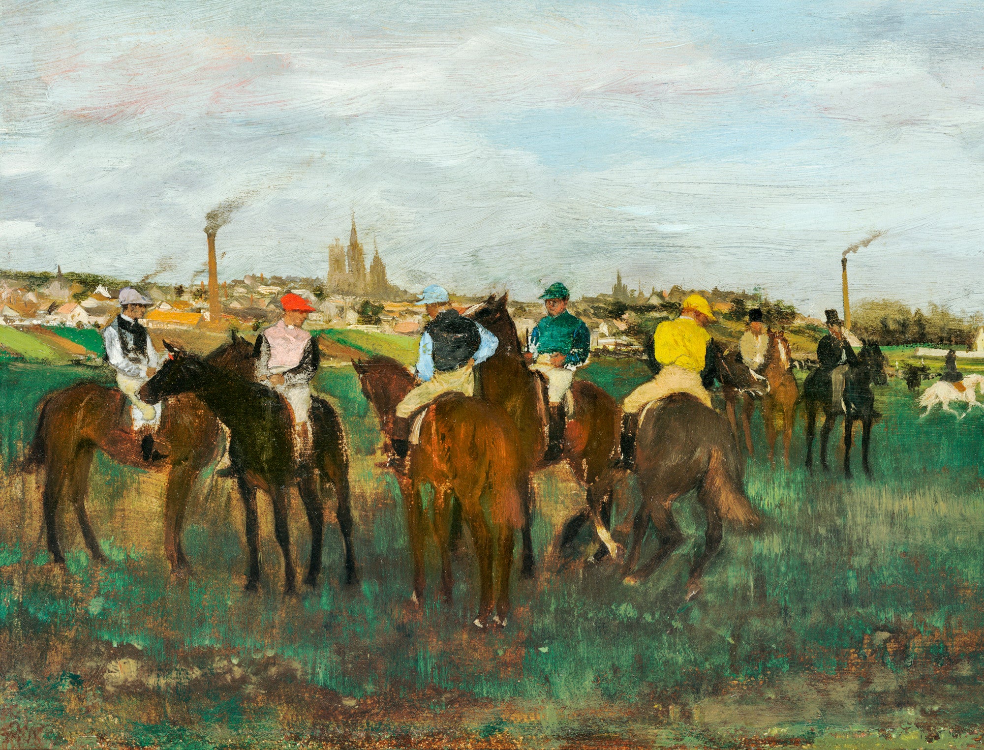 Edgar Degas, Fine Art Print : The Races