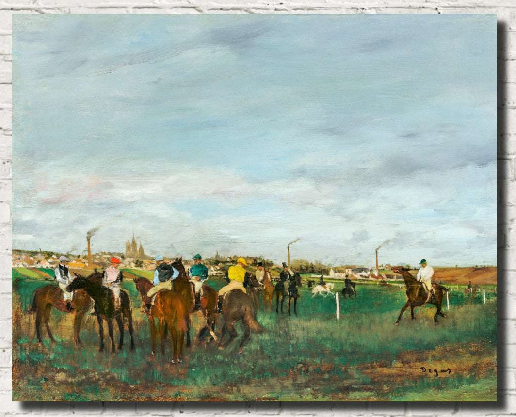 Edgar Degas, Fine Art Print : The Races