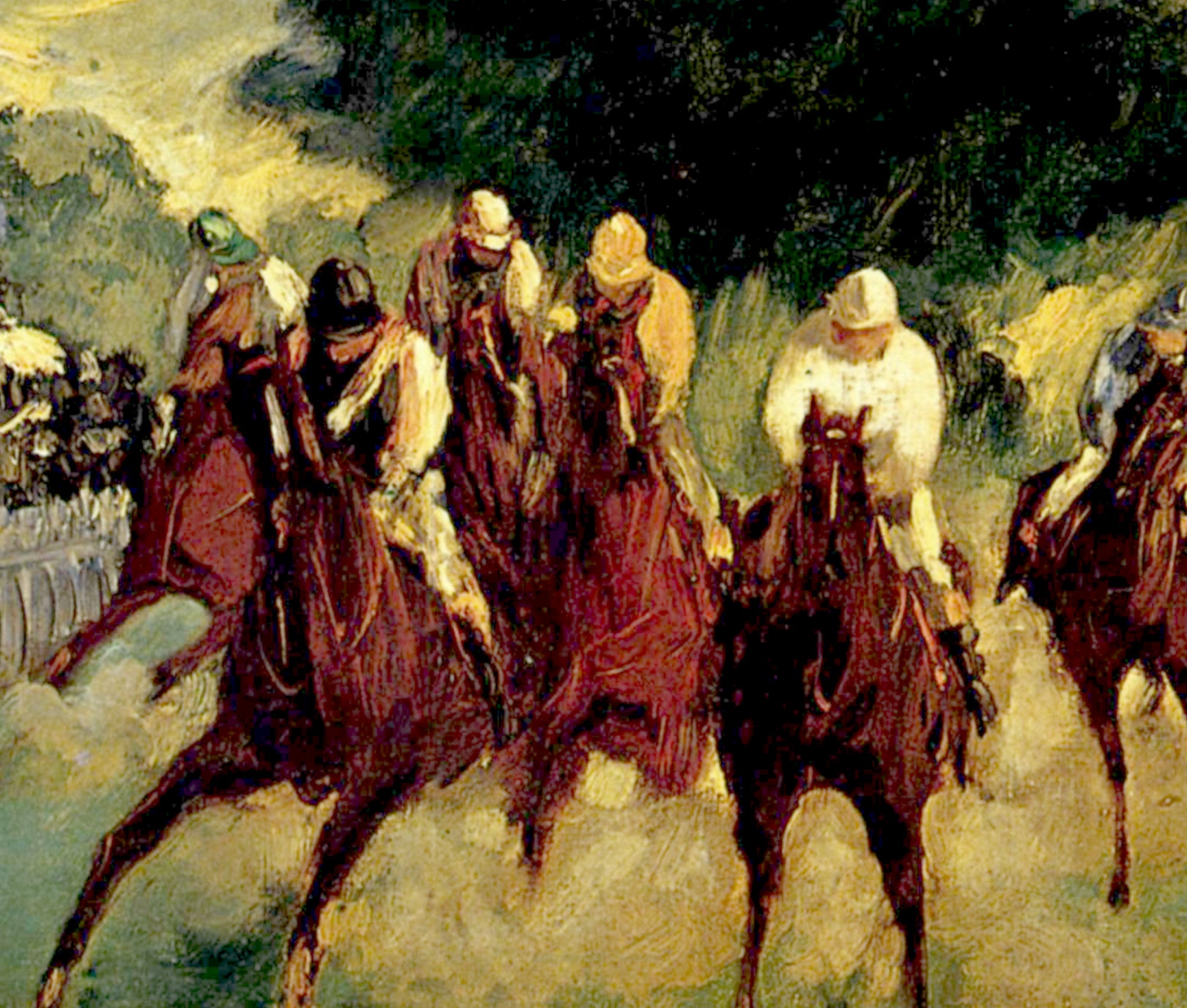 Édouard Manet Impressionist French Fine Art Print : The Races at Longchamp
