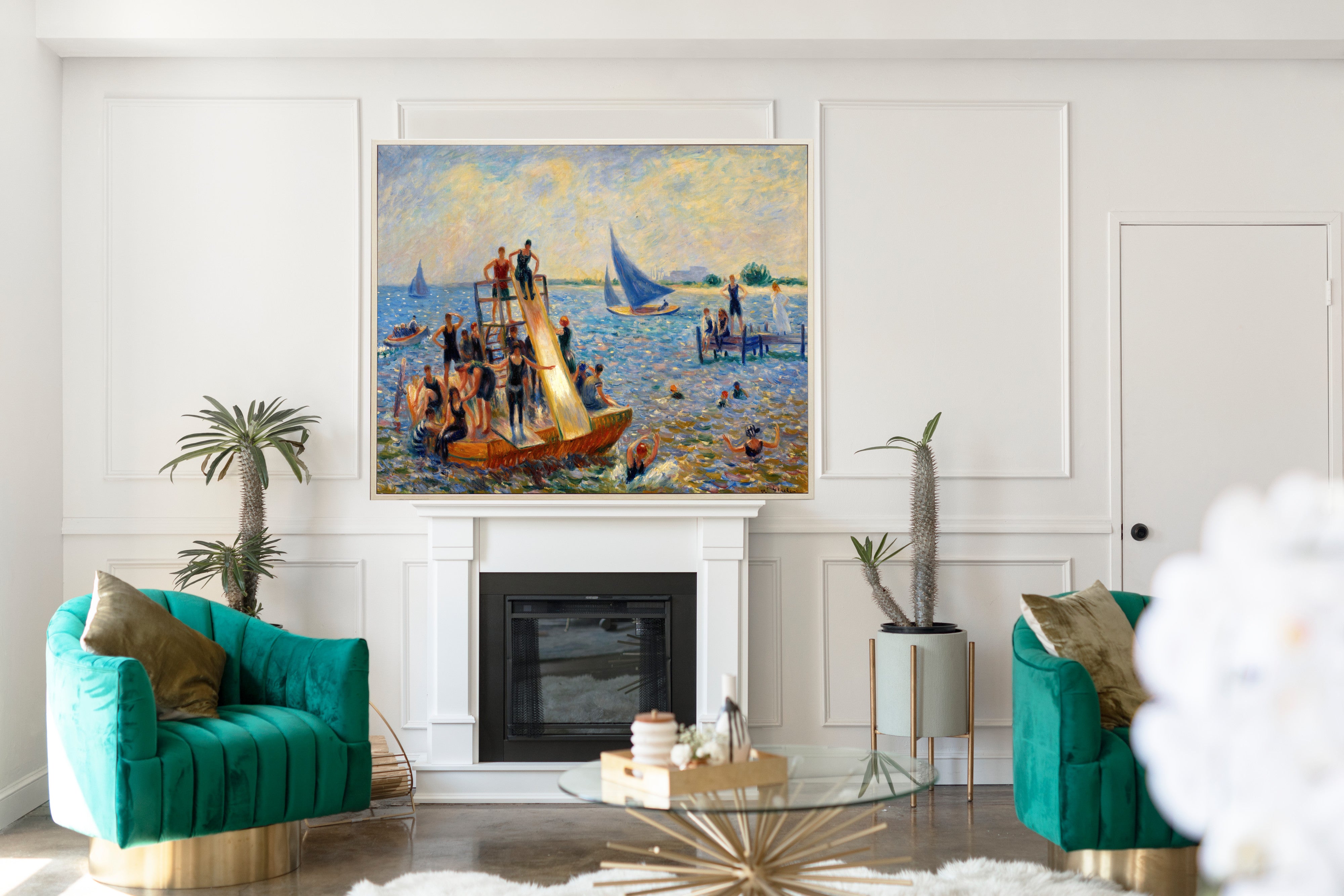 The Raft, William Glackens Fine Art Print