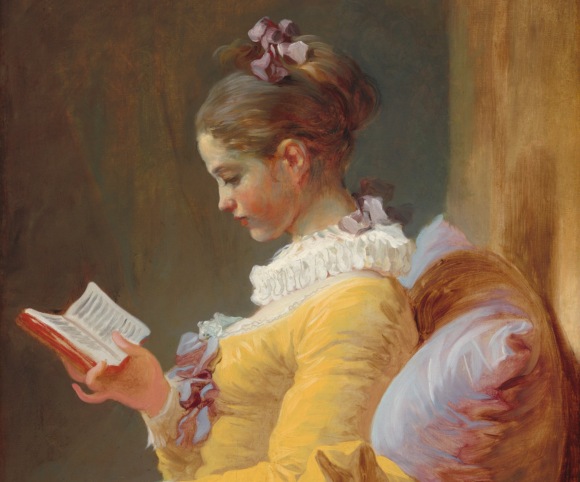 Jean-Honoré Fragonard Fine Art Print, The Reader