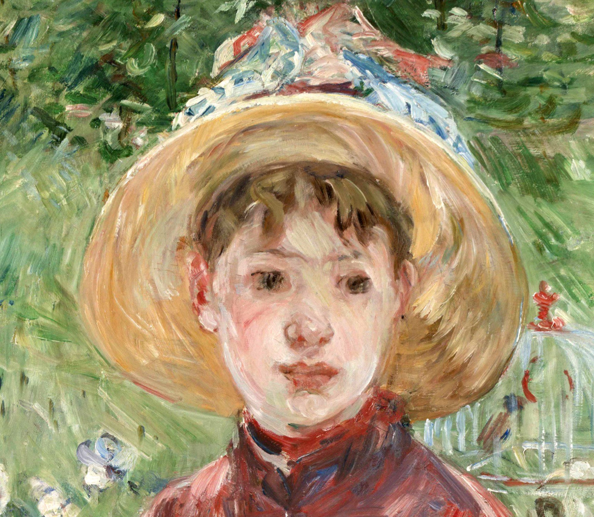 Berthe Morisot, French Fine Art Print : The Red Bodice