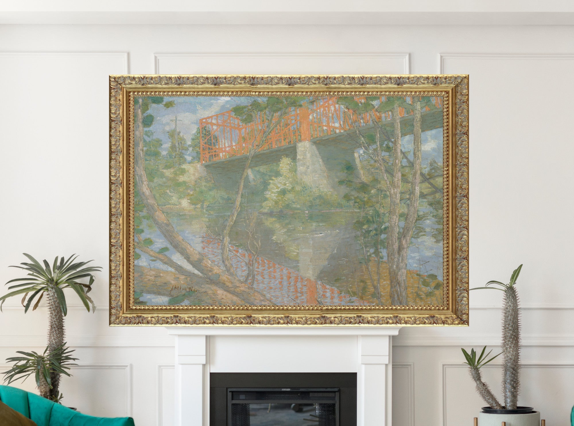 J. Alden Weir, The Red Bridge