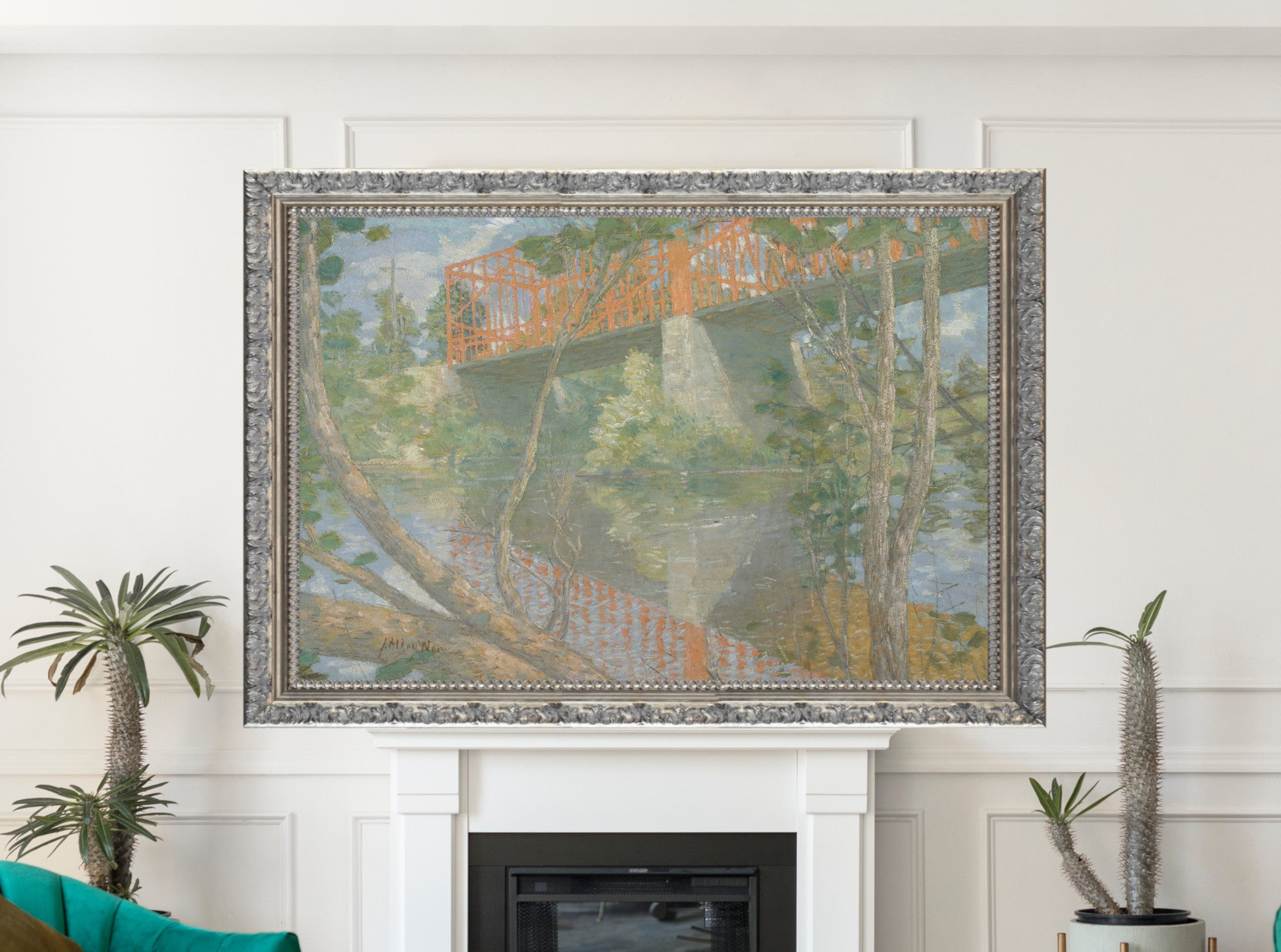 J. Alden Weir, The Red Bridge