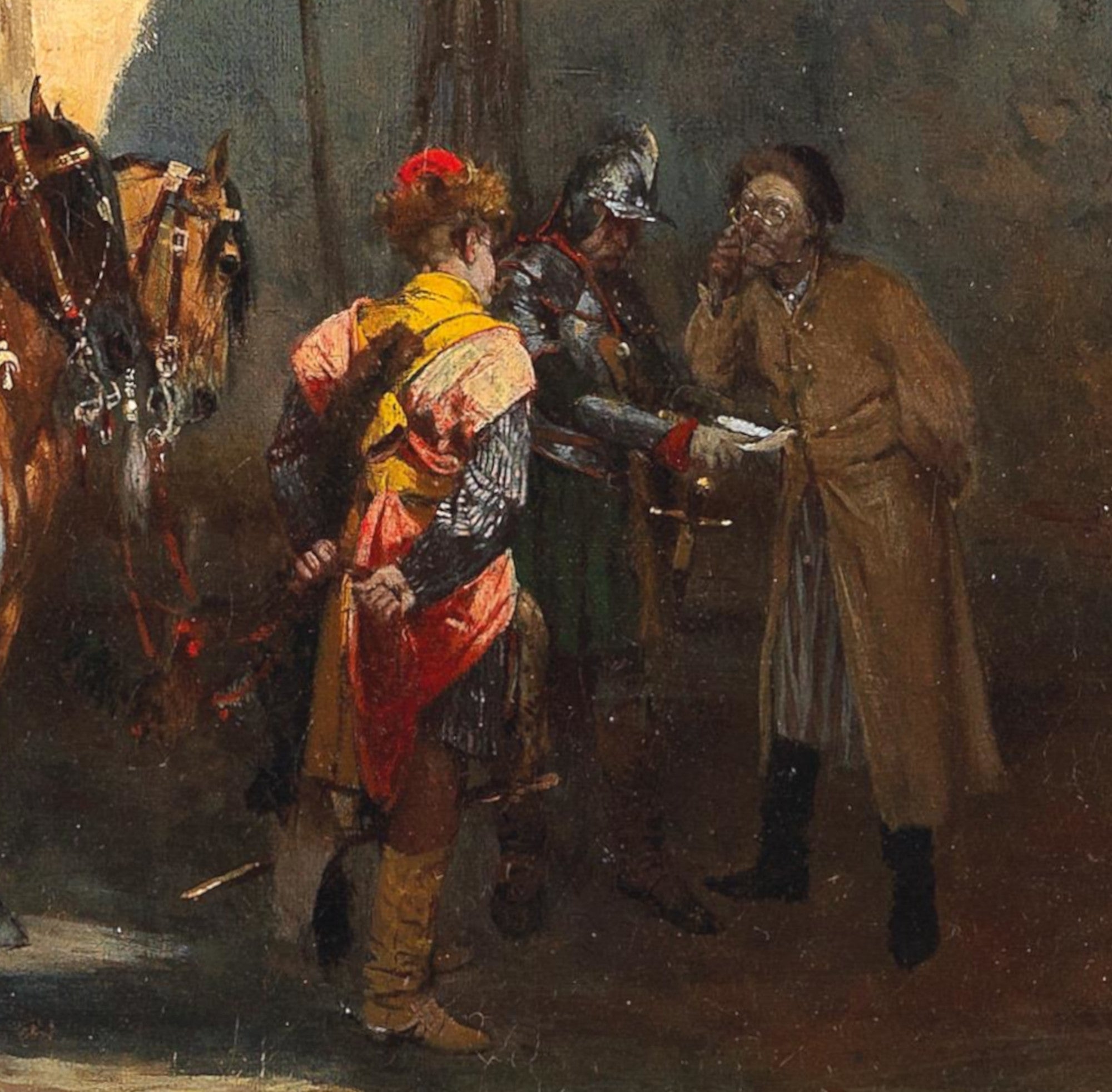 Alfred Kowalski Fine Art Print, The Requisition