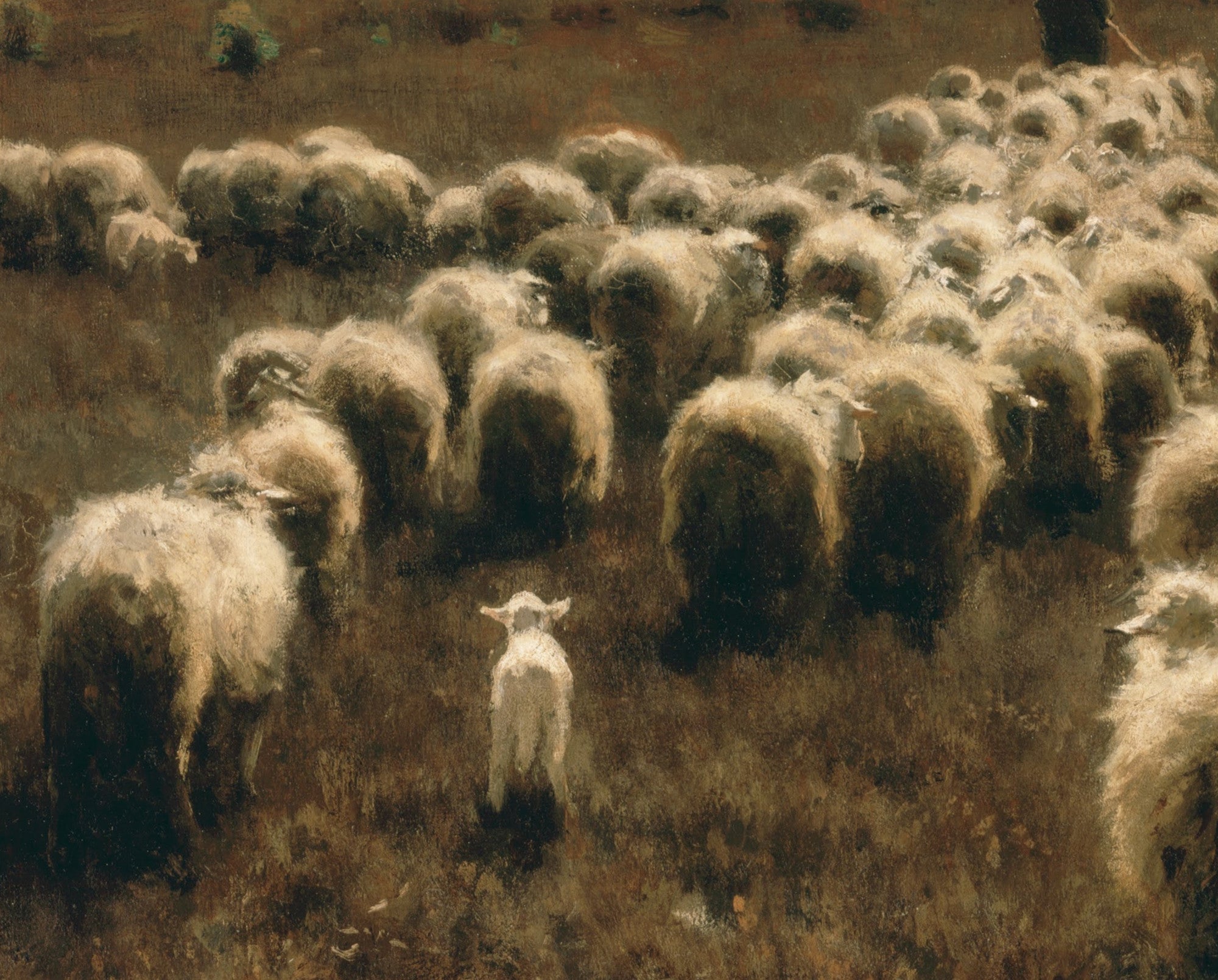 The Return of the Flock, Laren, Anton Mauve Fine Art Print