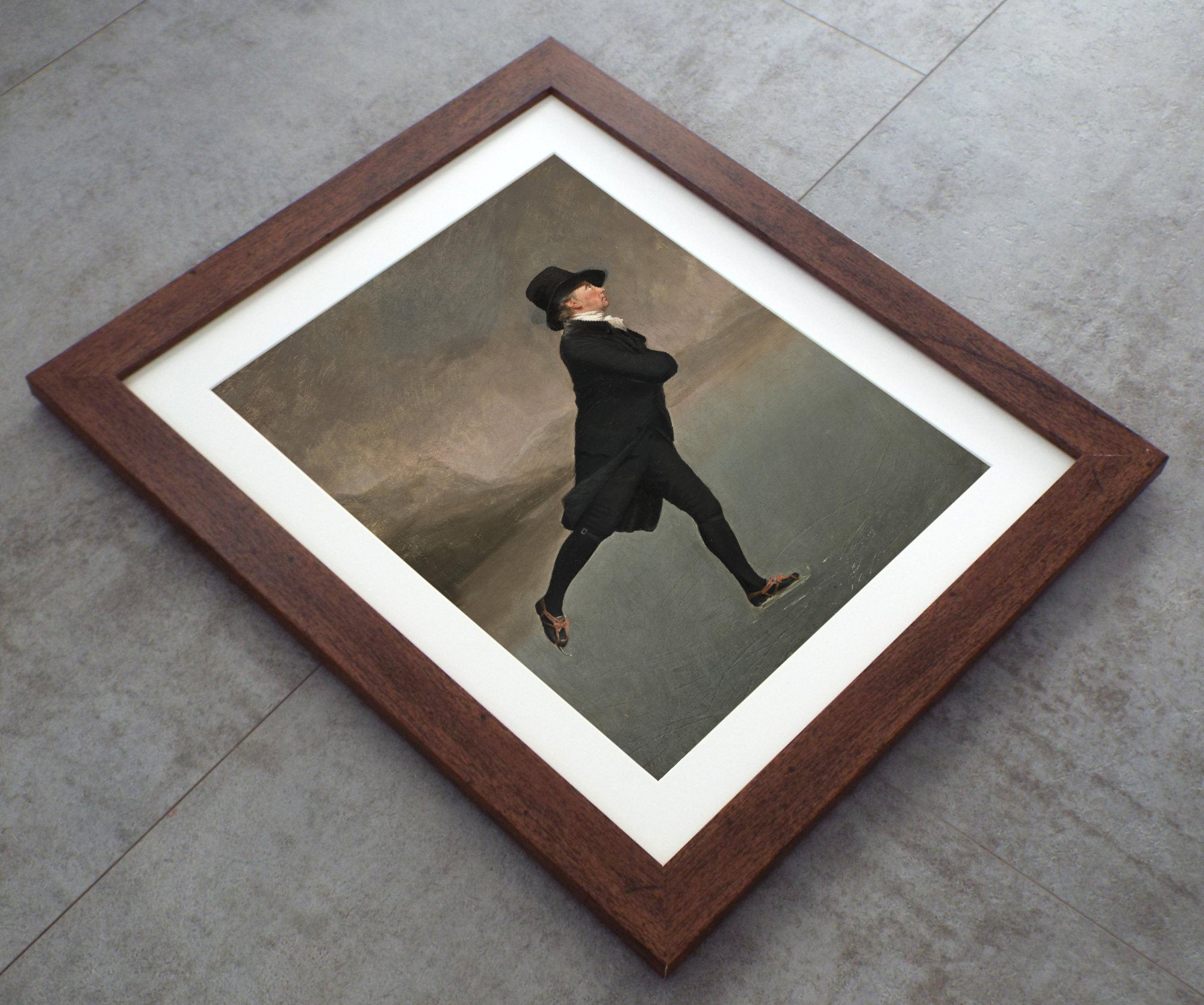 Henry Raeburn Fine Art Print, The Reverend Robert Walker Skating on Duddingston Loch (The Skating Minister)