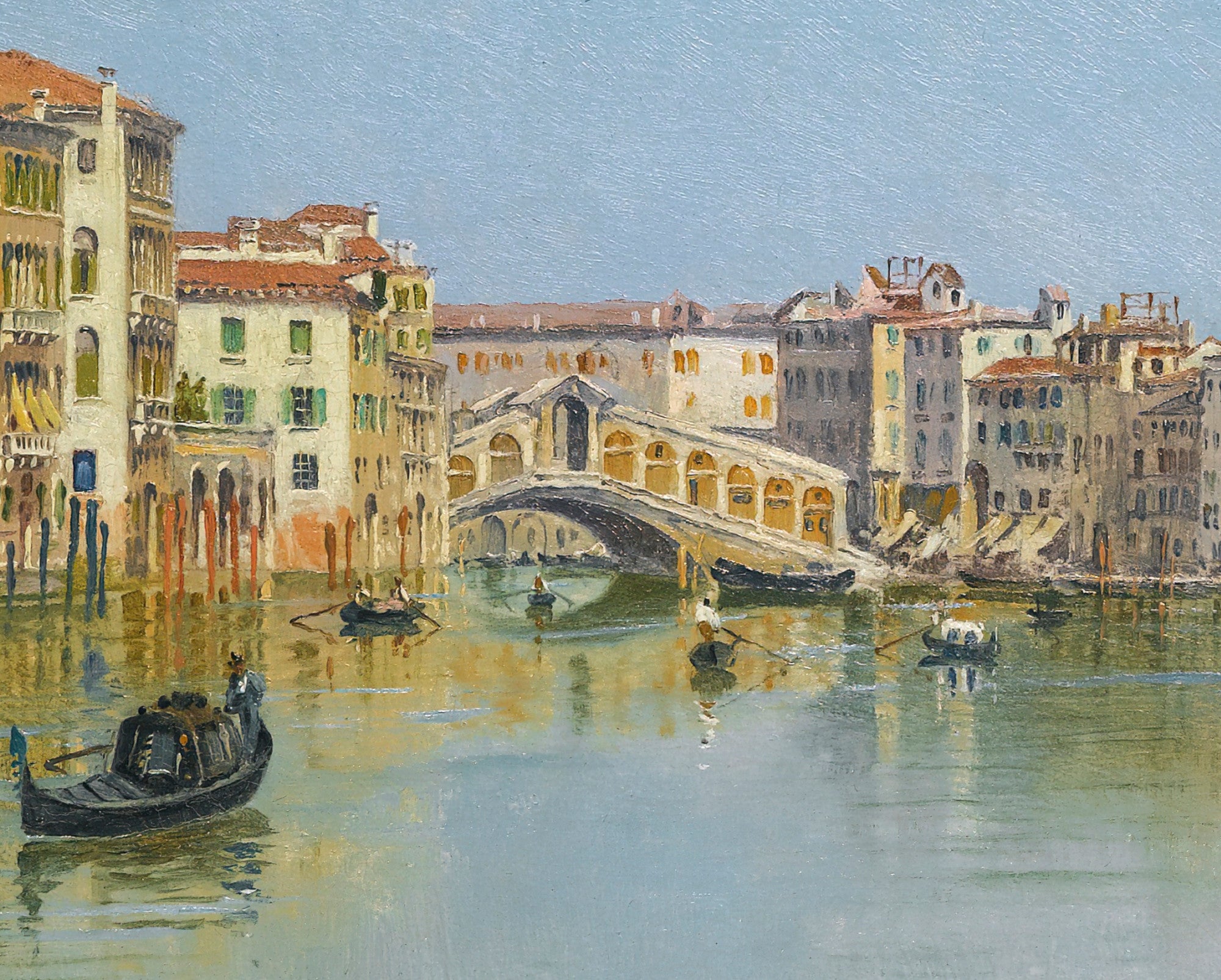The Rialto Bridge, Venice, Antonietta Brandeis Fine Art Print