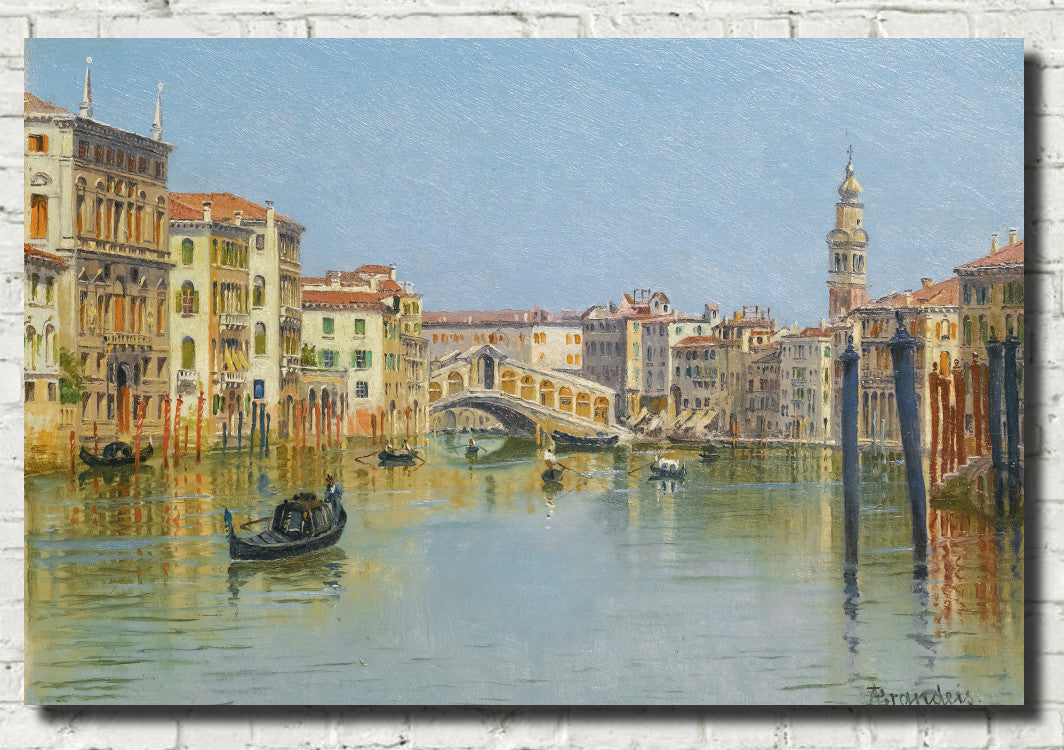 The Rialto Bridge, Venice, Antonietta Brandeis Fine Art Print
