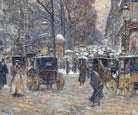 Frederic Anatole Houbron Fine Art Print, The Richelieu-Drouot crossroads