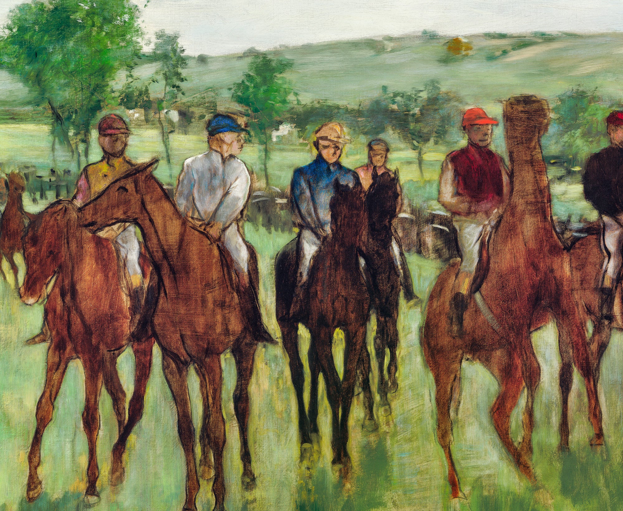 Edgar Degas, Fine Art Print : The Riders