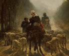 The Road to Market, Constant Troyon Fine Art Print