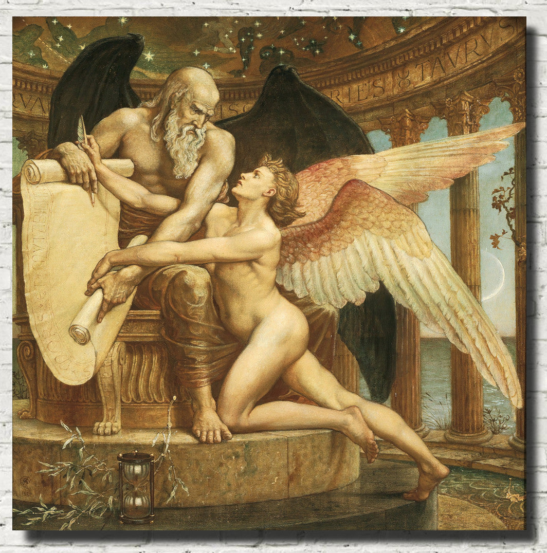 The Roll of Fate, Walter Crane Fine Art Print