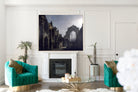 The Ruins of Holyrood Chapel, Louis Daguerre Fine Art Print