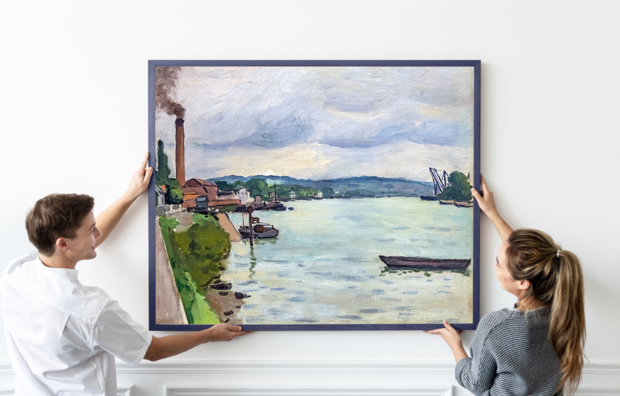 The Seine (around Rouen), Albert Marquet, French River Landscape