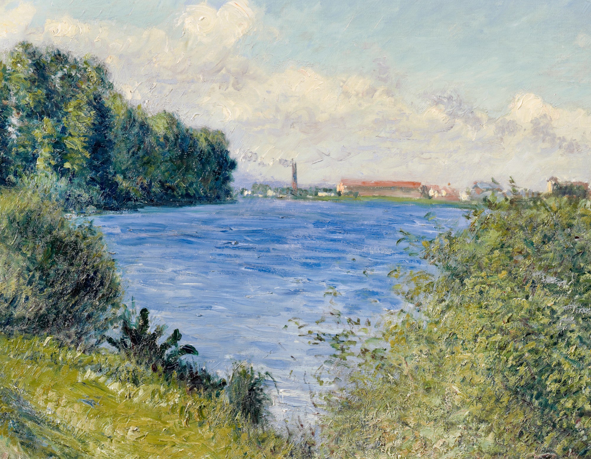 Gustave Caillebotte Fine Art Print : The Seine at Argenteuil