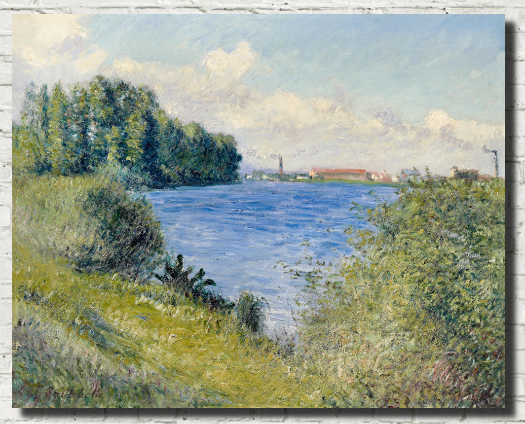 Gustave Caillebotte Fine Art Print : The Seine at Argenteuil