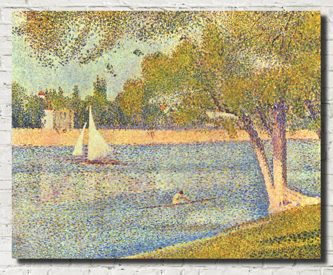 Georges Seurat Print : The Seine at La Grand Jatte