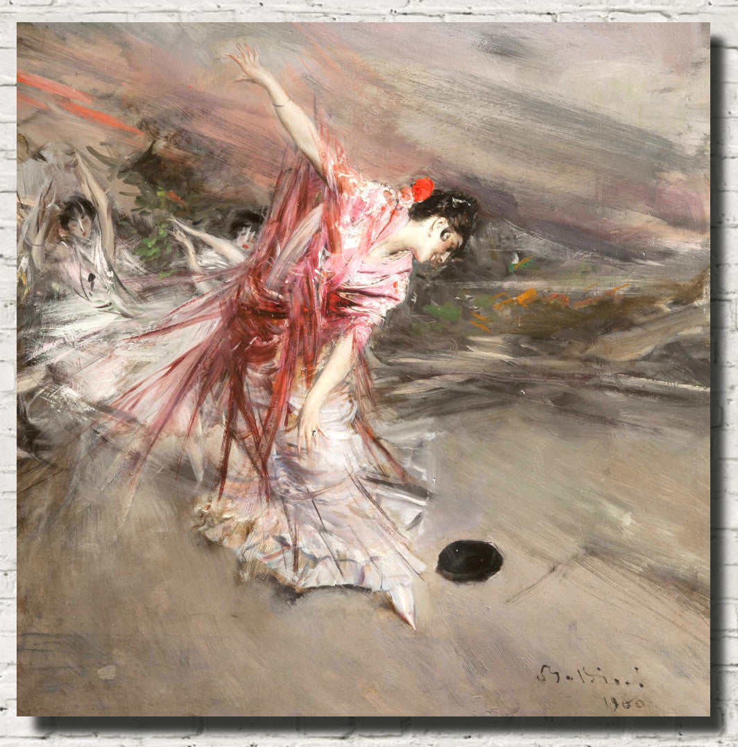 Giovanni Boldini Fine Art Print, The Spanish Dancer