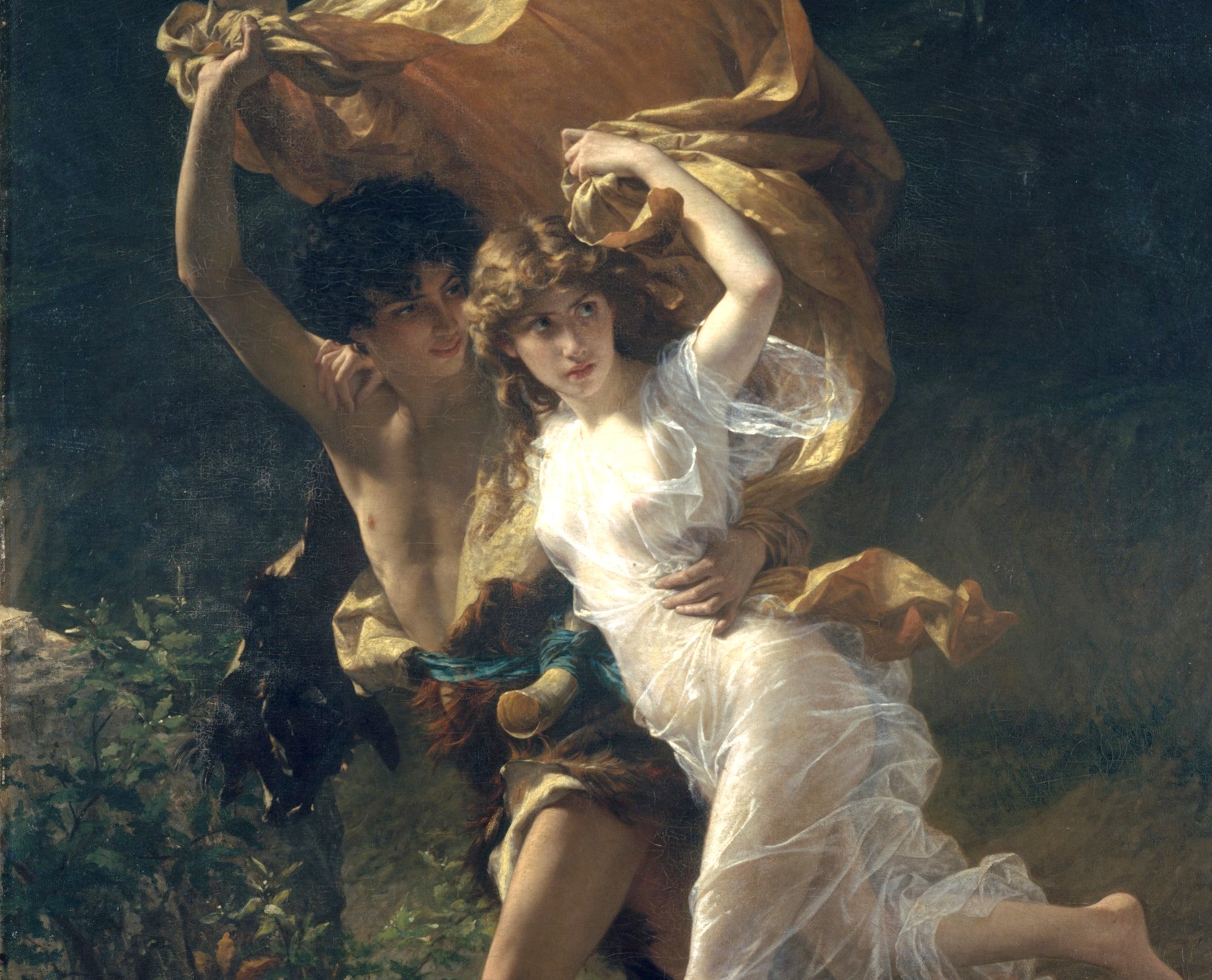 Pierre Auguste Cot Fine Art Print : The Storm
