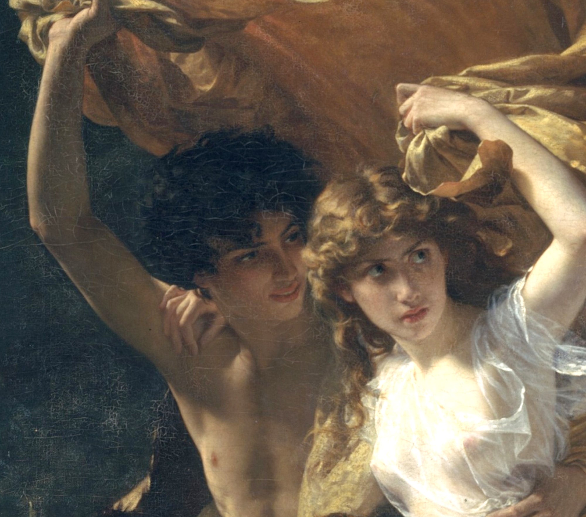 Pierre Auguste Cot Fine Art Print : The Storm